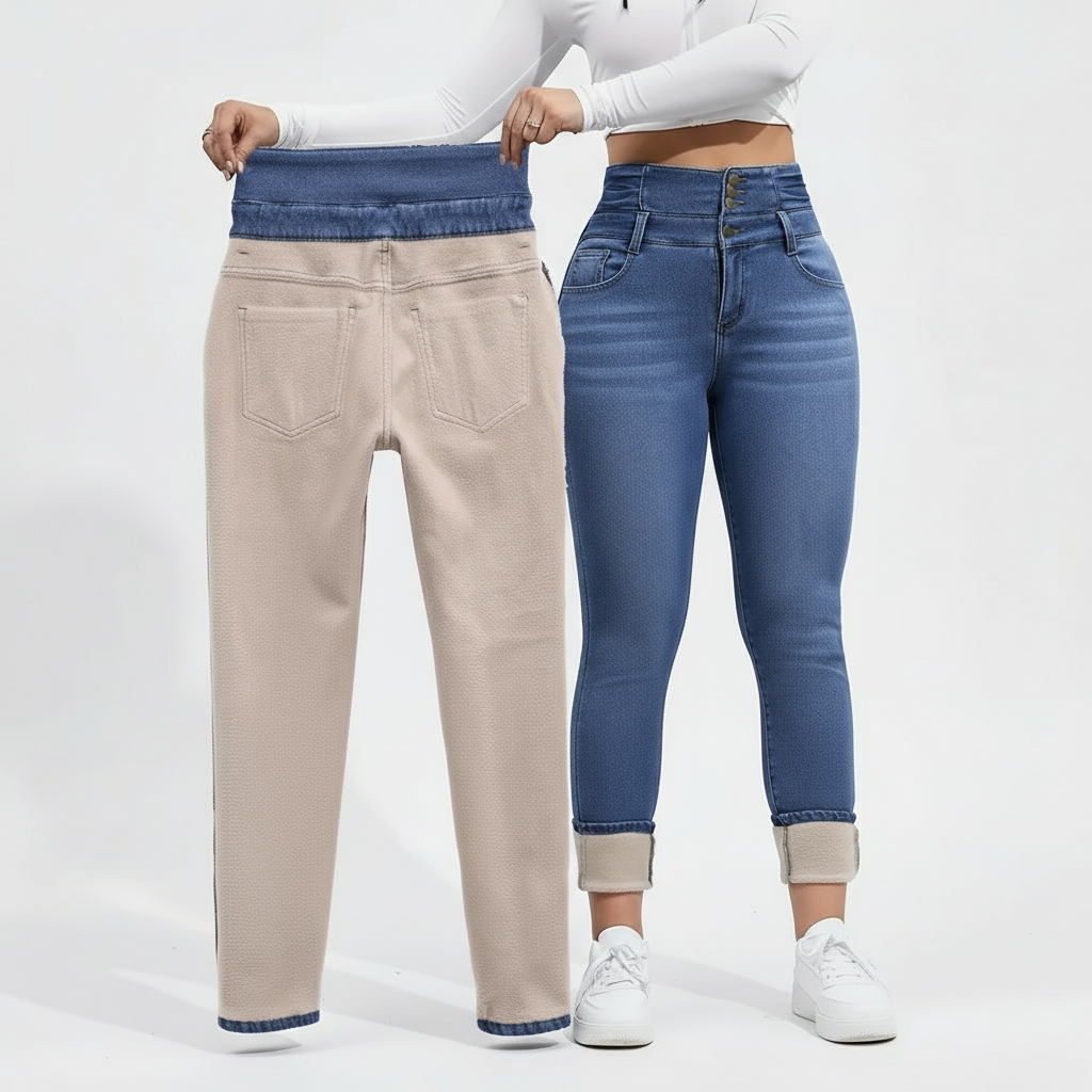 Stretchy Fleece Jeans