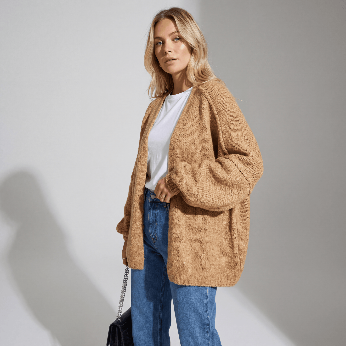 Oversized Knit Cardigan