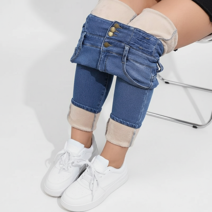 Stretchy Fleece Jeans